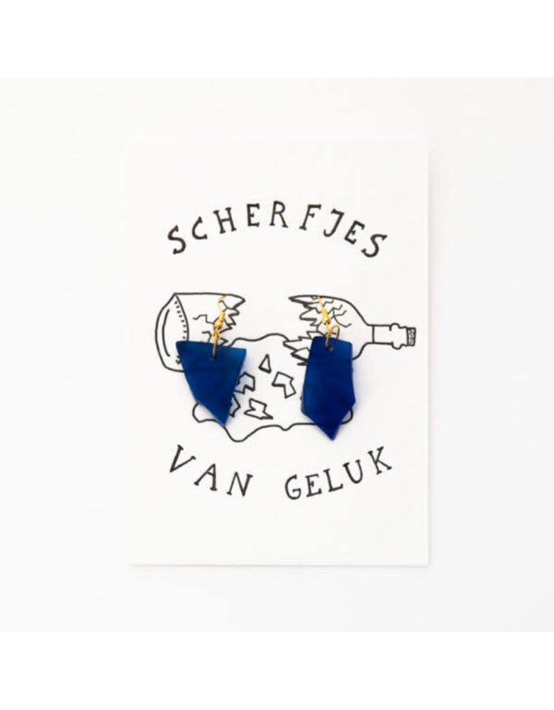 STUDIOFLASH Kaart met oorhangers 'Scherfjes van geluk'