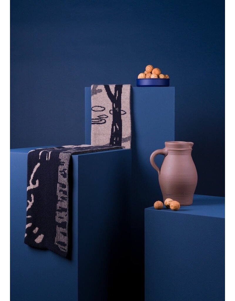 Wolvis Sjaal Myosotis 06 - 100% extra fijne merinowol - 220 cm x 40 cm