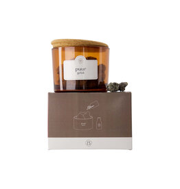 Zusss Diffuser met lava steen 'Puur geluk' - gember-citroen