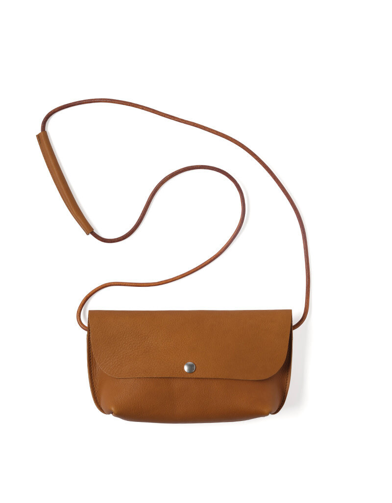 KEECIE Tas Secret Garden - Cognac used look