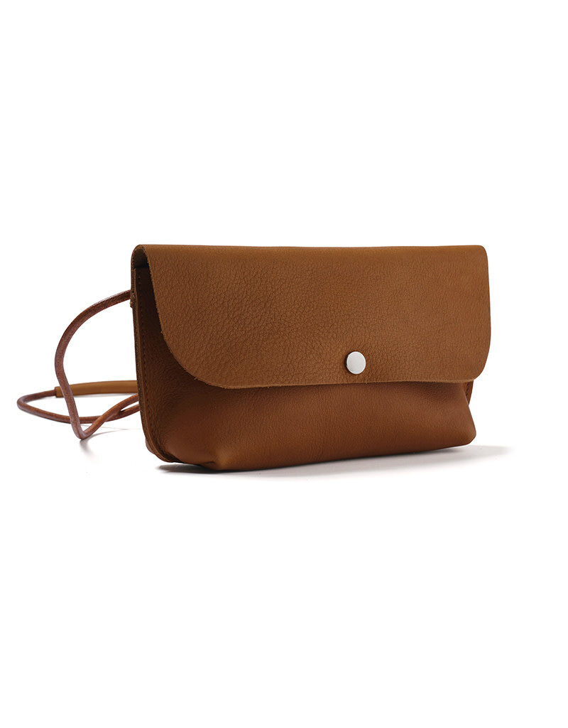 KEECIE Tas Secret Garden - Cognac used look