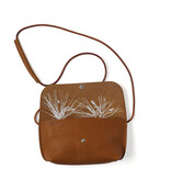 KEECIE Tas Secret Garden - Cognac used look