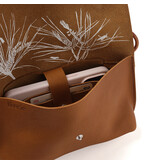 KEECIE Tas Secret Garden - Cognac used look