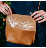 KEECIE Tas Secret Garden - Cognac used look