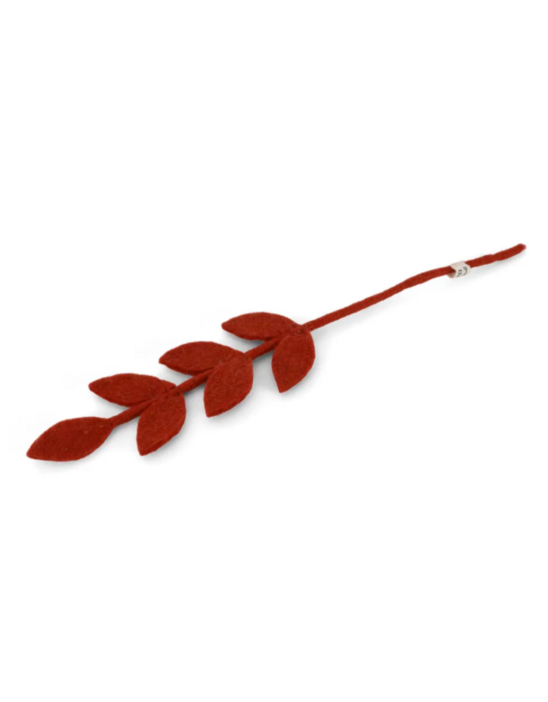 Gry & Sif Leaf branch - brown/orange