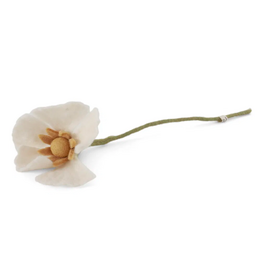 Gry & Sif Poppy Flower - White