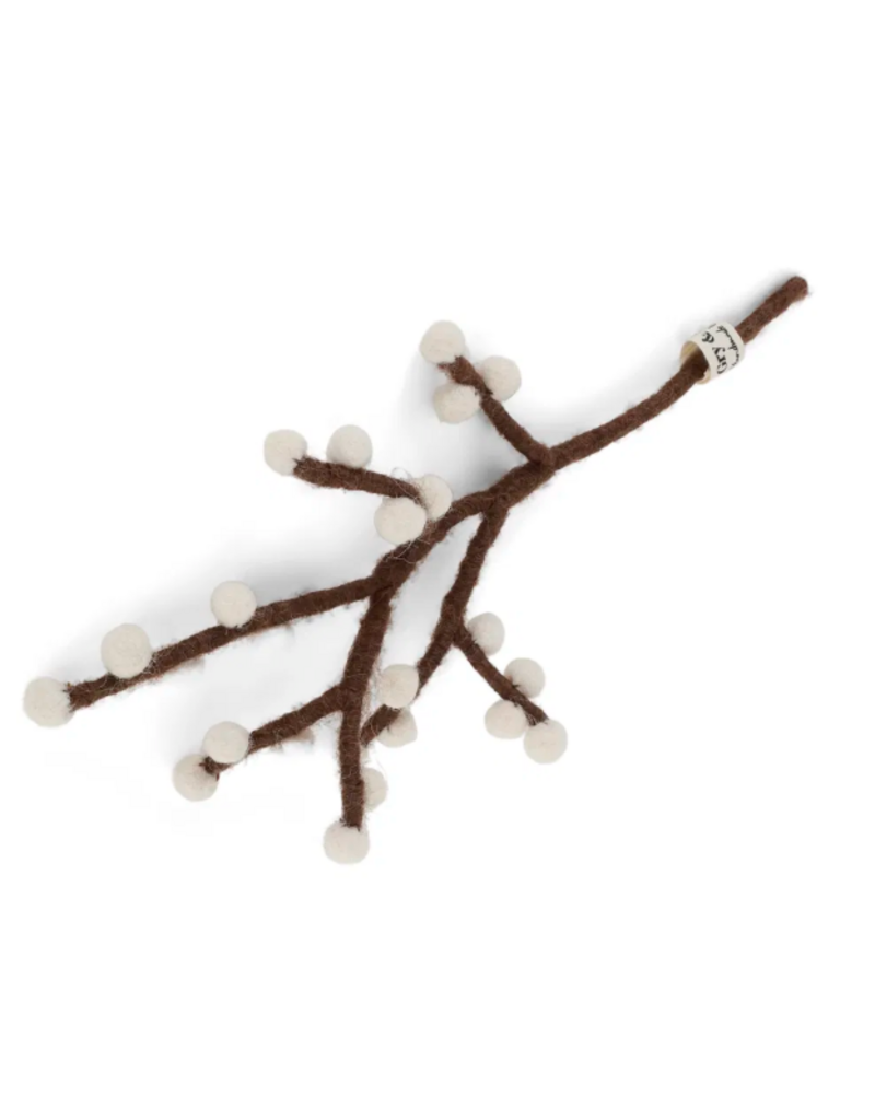 Gry & Sif Mini Branch w/White Berries
