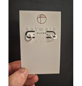 Katwalk Zilver Zilver oorringetjes - mini