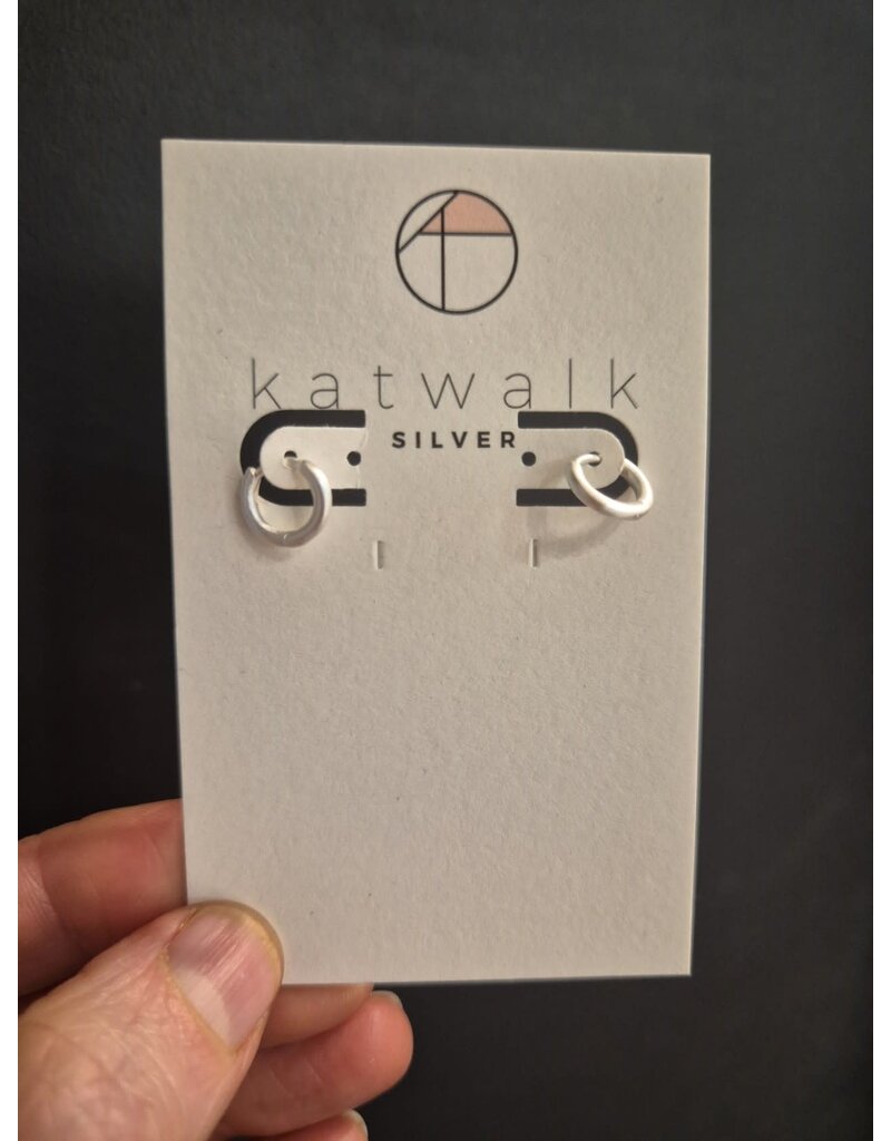 Katwalk Zilver Zilver oorringetjes - mini