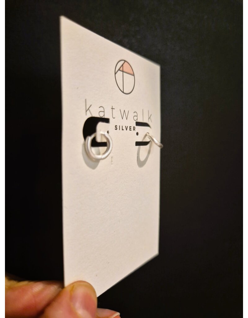 Katwalk Zilver Zilver oorringetjes - mini