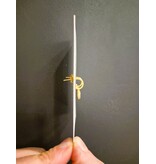 Katwalk Zilver Verguld zilver oorstekers - ringetje met bedeltje