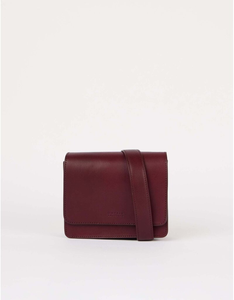 O MY BAG Audrey Mini Dark Cherry Classic Leather
