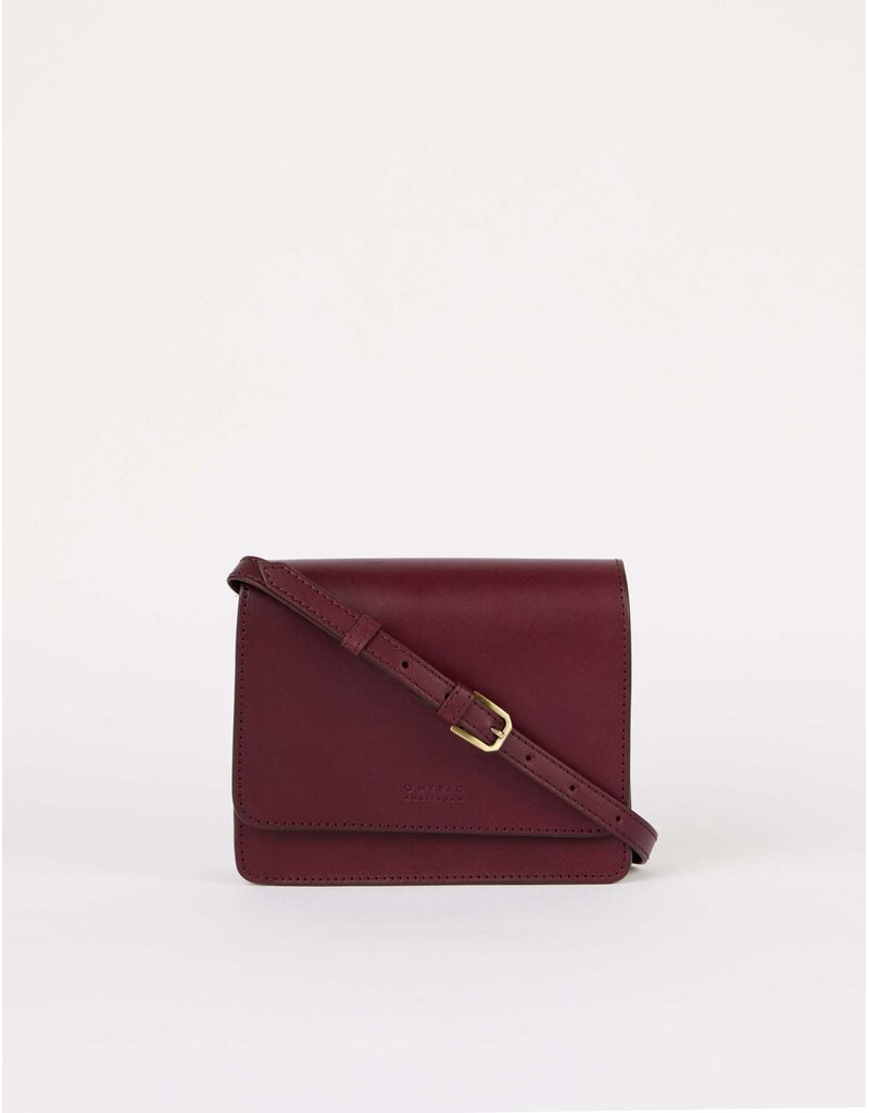 O MY BAG Audrey Mini Dark Cherry Classic Leather