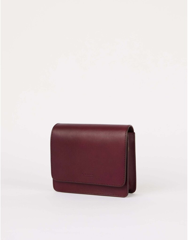 O MY BAG Audrey Mini Dark Cherry Classic Leather