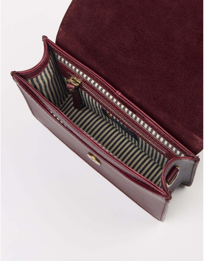 O MY BAG Audrey Mini Dark Cherry Classic Leather