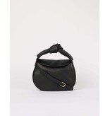 O MY BAG Coco Croissant - Black Soft Grain Leather
