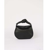 O MY BAG Coco Croissant - Black Soft Grain Leather