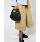 O MY BAG Coco Croissant - Black Soft Grain Leather