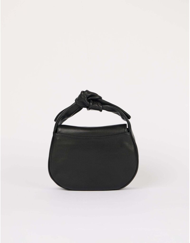 O MY BAG Coco Croissant - Black Soft Grain Leather