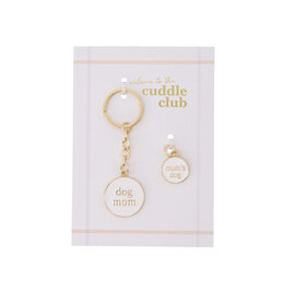 Zusss Kaart met sleutelhanger en penning 'Dog mom'
