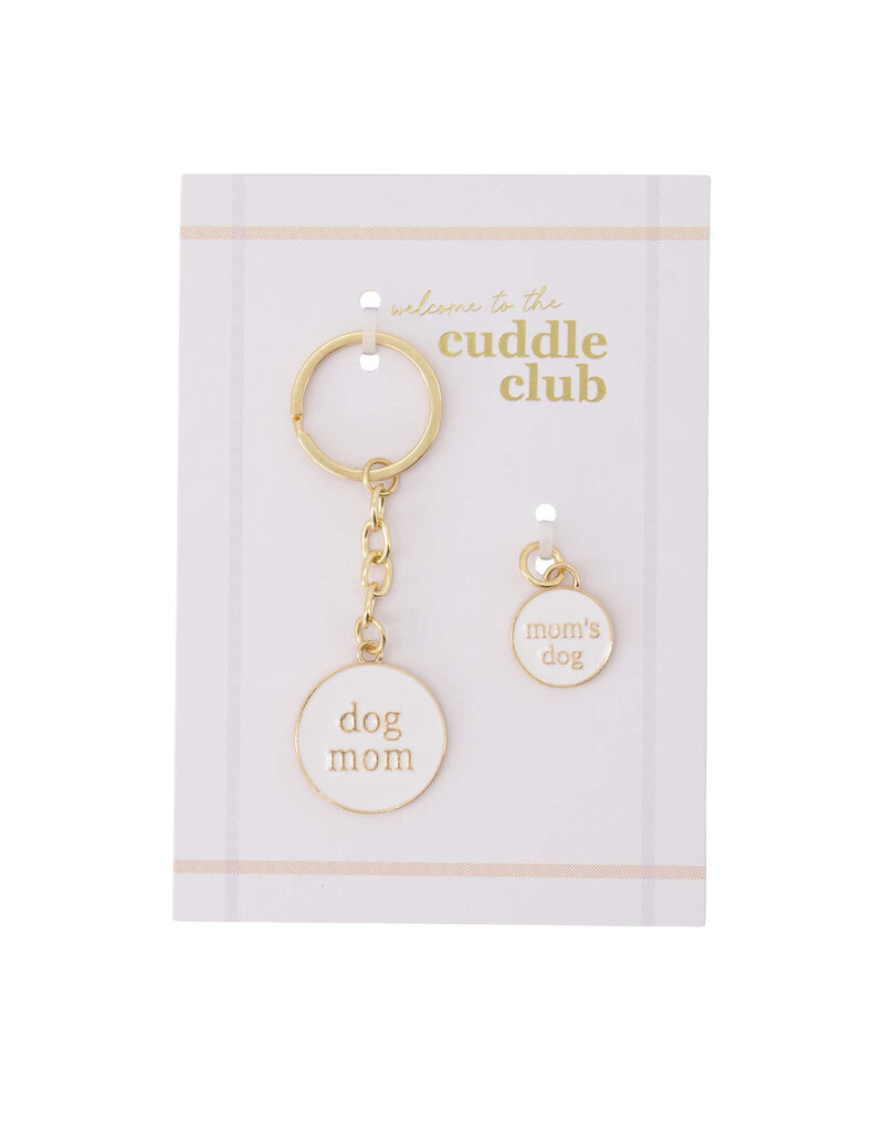 Zusss Kaart met sleutelhanger en penning 'Dog mom'