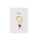 Zusss Kaart met sleutelhanger 'liefs en veel geluk'