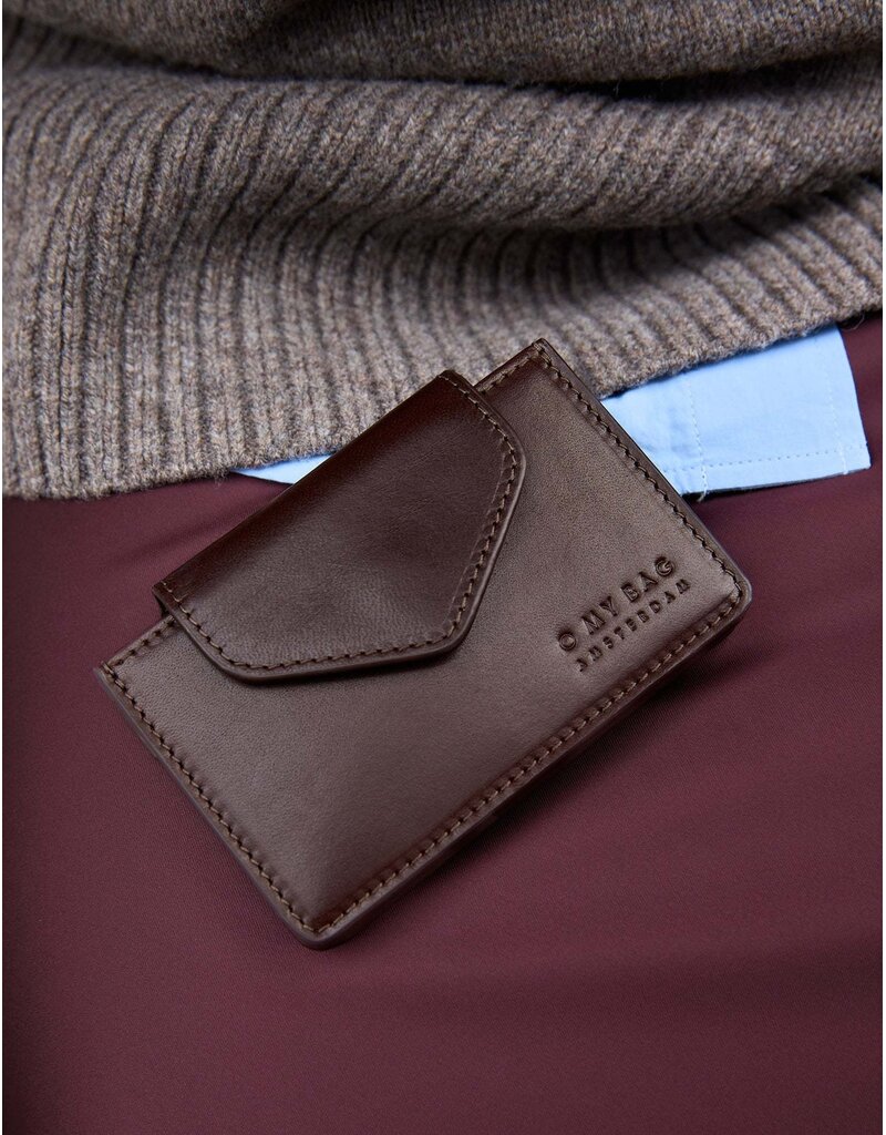 O MY BAG Harmonica Wallet - Chocolate Classic