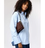 O MY BAG Audrey Mini Dark Chocolate Classic Leather