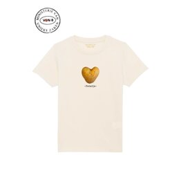 Ministerie van Unieke Zaken T-shirt Kids 'Patatje' - natural raw