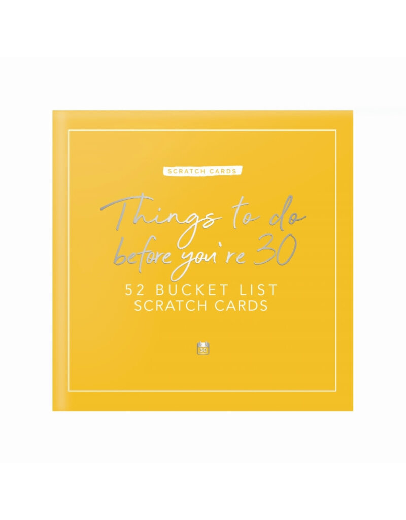 Gift Republic Bucket list scratch cards -  Things to do before you're 30