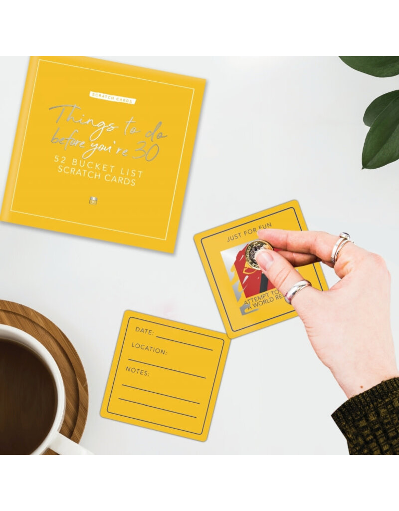 Gift Republic Bucket list scratch cards -  Things to do before you're 30