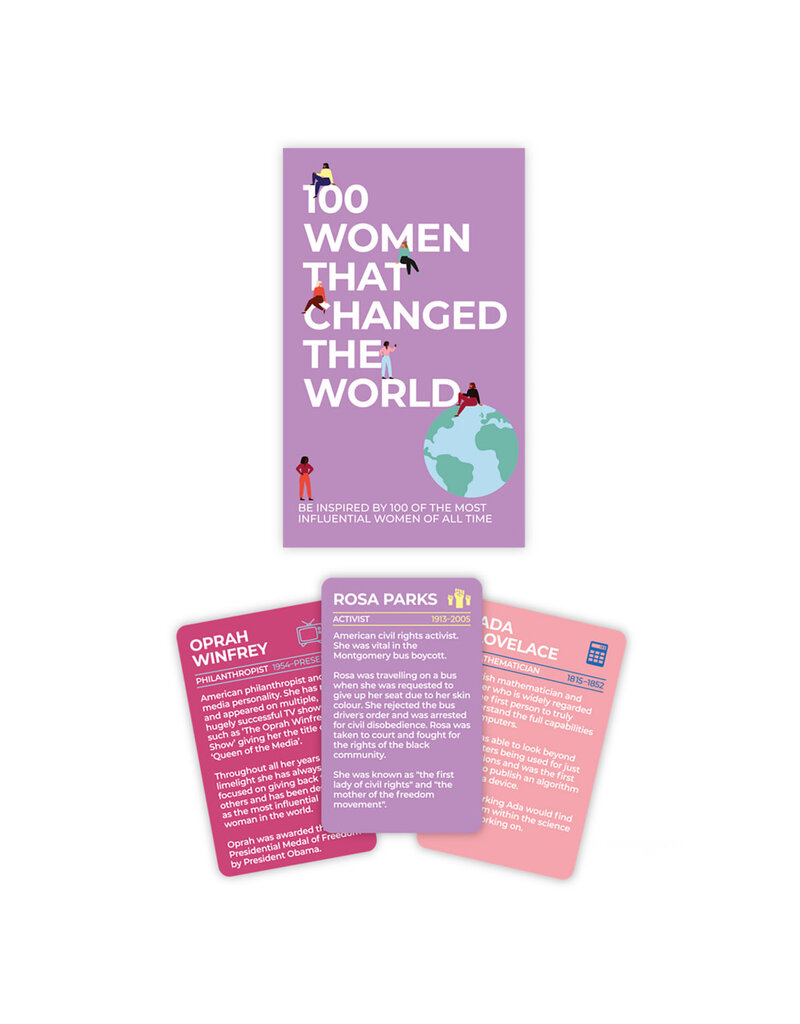 Gift Republic Kaartenset - 100 Women That Changed the World