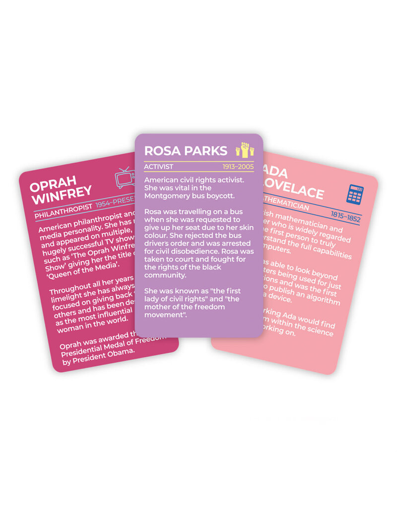 Gift Republic Kaartenset - 100 Women That Changed the World