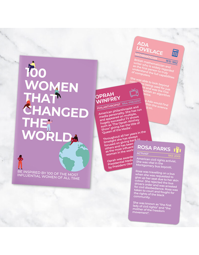 Gift Republic Kaartenset - 100 Women That Changed the World