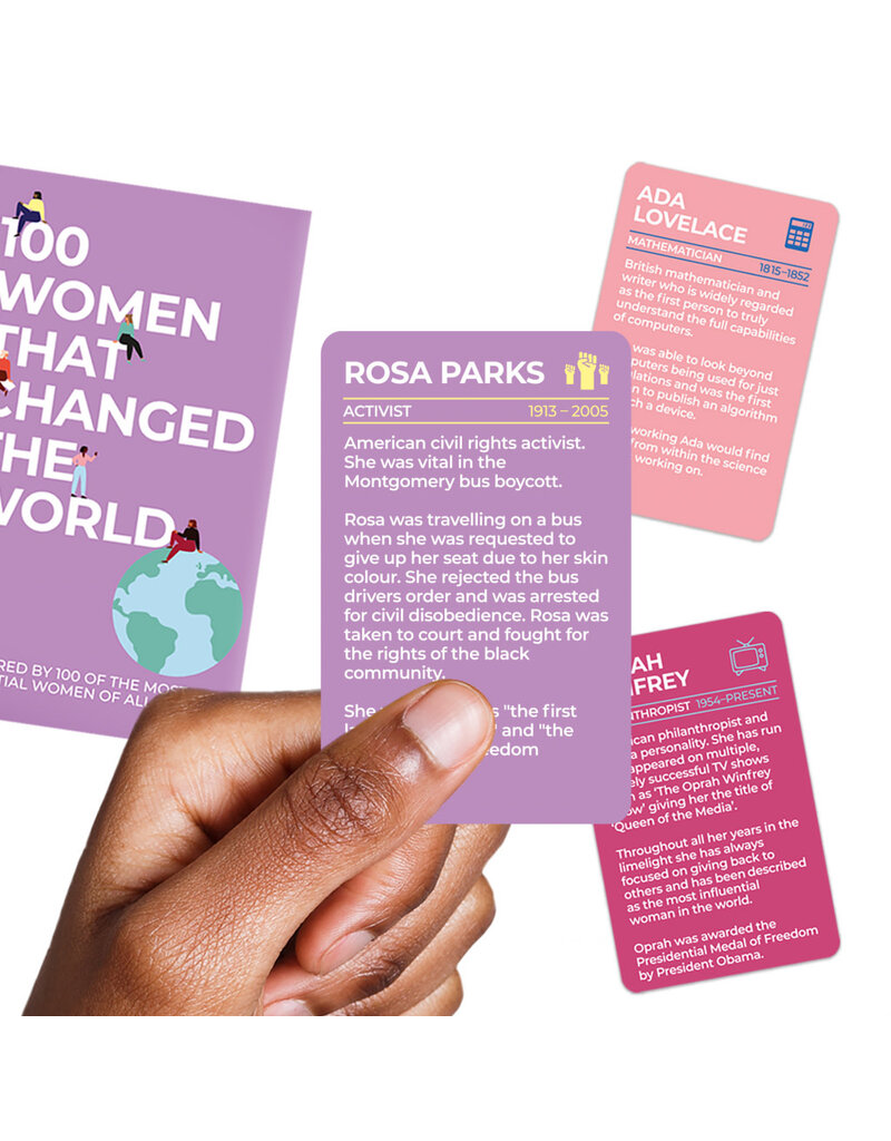 Gift Republic Kaartenset - 100 Women That Changed the World