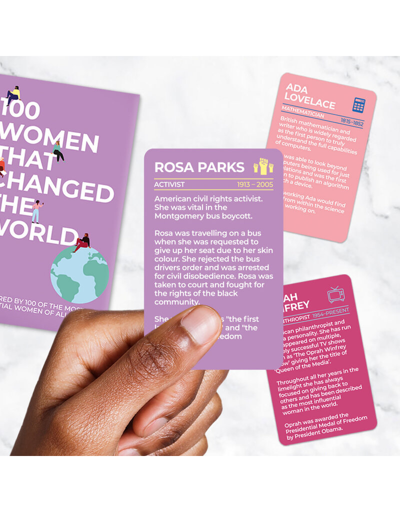 Gift Republic Kaartenset - 100 Women That Changed the World
