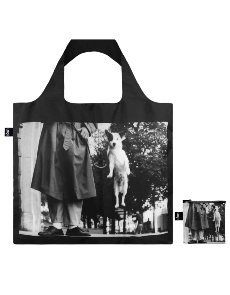 Loqi Opvouwbare tas - M.C. - Dog Jumping (Recycled)