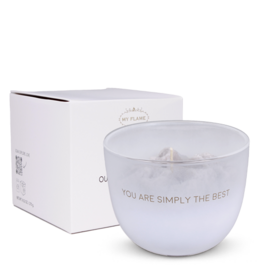 My Flame Lifestyle Geurkaars 'You are simply the best'