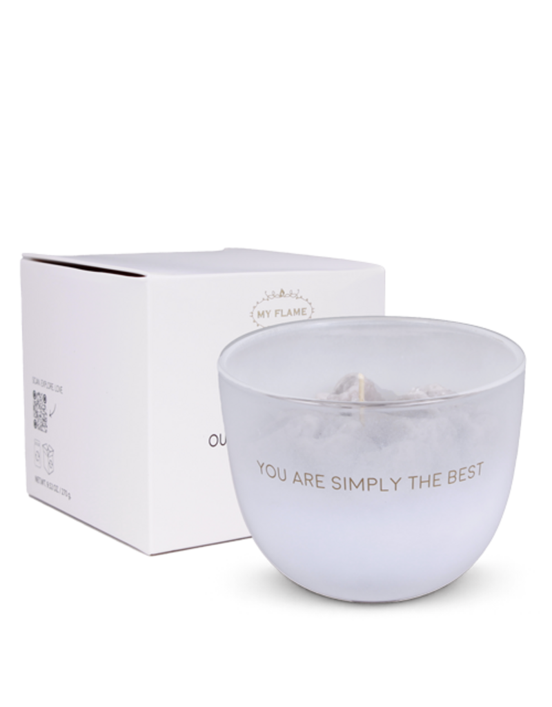 My Flame Lifestyle Geurkaars 'You are simply the best'