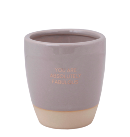 My Flame Lifestyle Geurkaars in koffiekopje - 'You are absolutely fabulous'