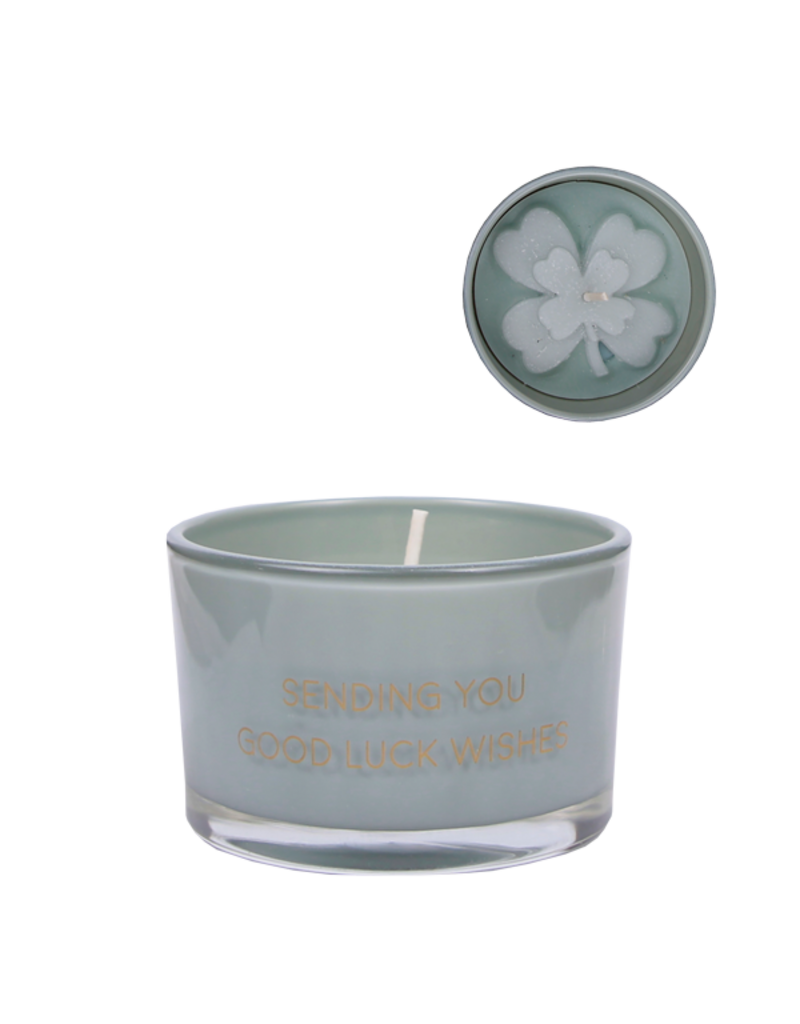 My Flame Lifestyle Geurkaars 'Sending you good luck wishes'