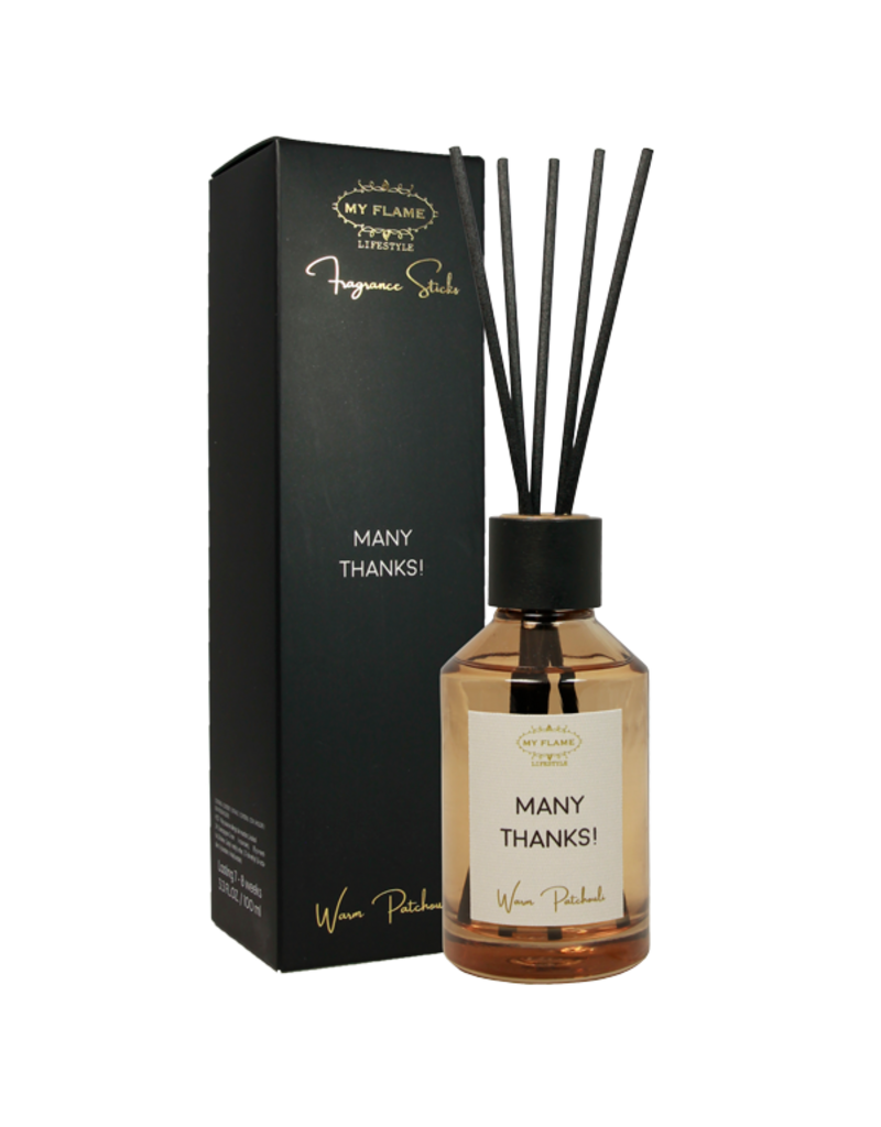 My Flame Lifestyle Geurstokjes - 'Many thanks'