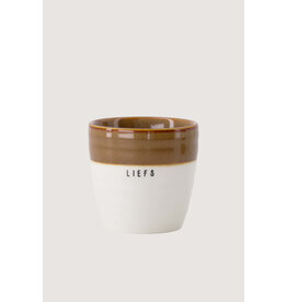 Zusss Espressomok 'Liefs'- bruin