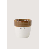 Zusss Espressomok 'Liefs'- bruin