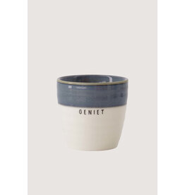 Zusss Espressomok 'Geniet' - blauw