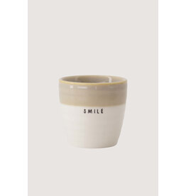 Zusss Espressomok 'Smile' - zand
