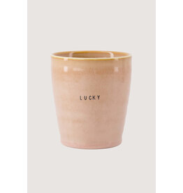 Zusss Koffiemok 'Lucky' - oudroze