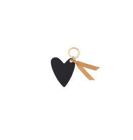 Zusss Sleutelhanger hartje  -zwart