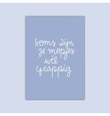 Dujojo Wenskaart - Soms zijn je mopjes wél grappig