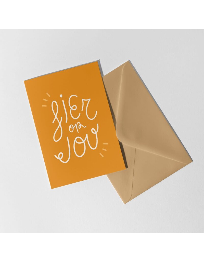 Dujojo Wenskaart - Fier op jou